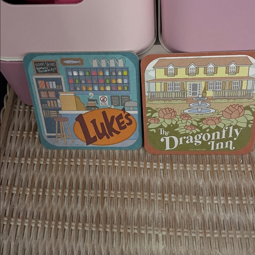 Gilmore Girls Cardboard Coasters Set of 4 - Picture 2 of 3